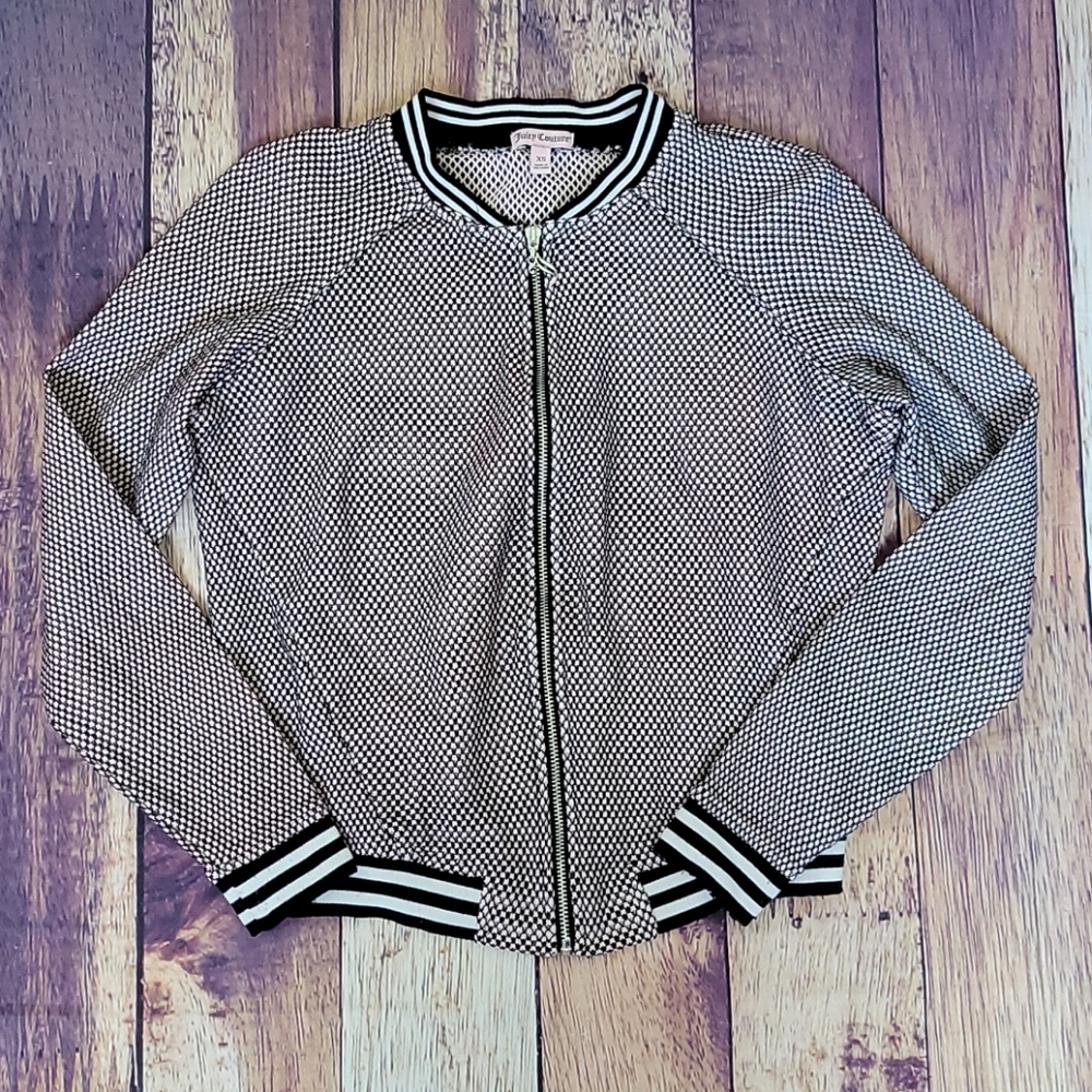 Juicy Couture Netted Bomber  Jacket